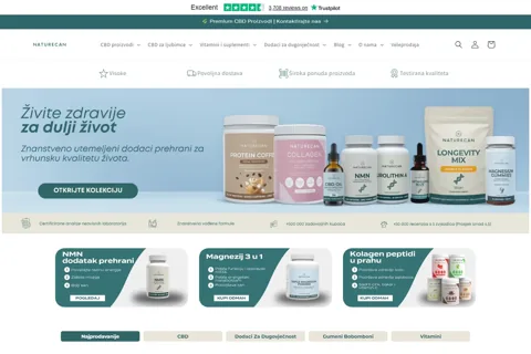 Naturecan Hrvatska — primjer web projekta iz Brendhaus referenci